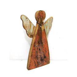 Anioł ze starego drewna 42cm XL